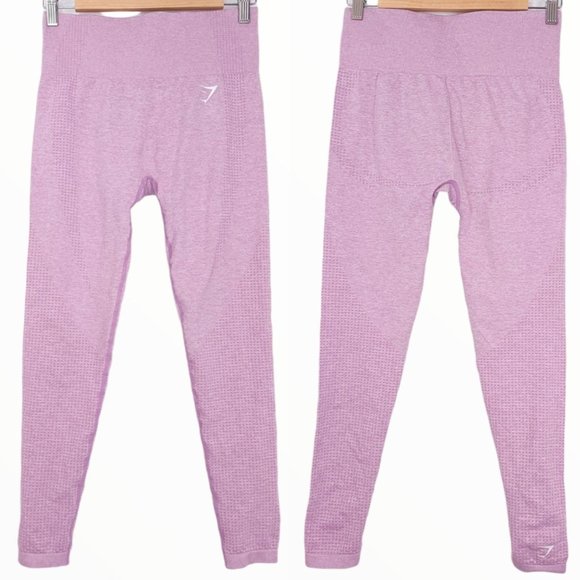 Gymshark Pants - Gymshark Vital Seamless Leggings Heather Pink Athletic Womens Size Medium